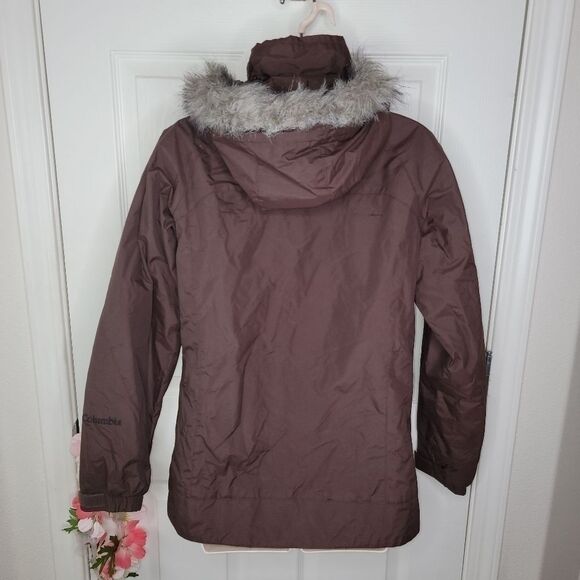 Columbia faux fur water resistant winter coat sm - Picture 9 of 15